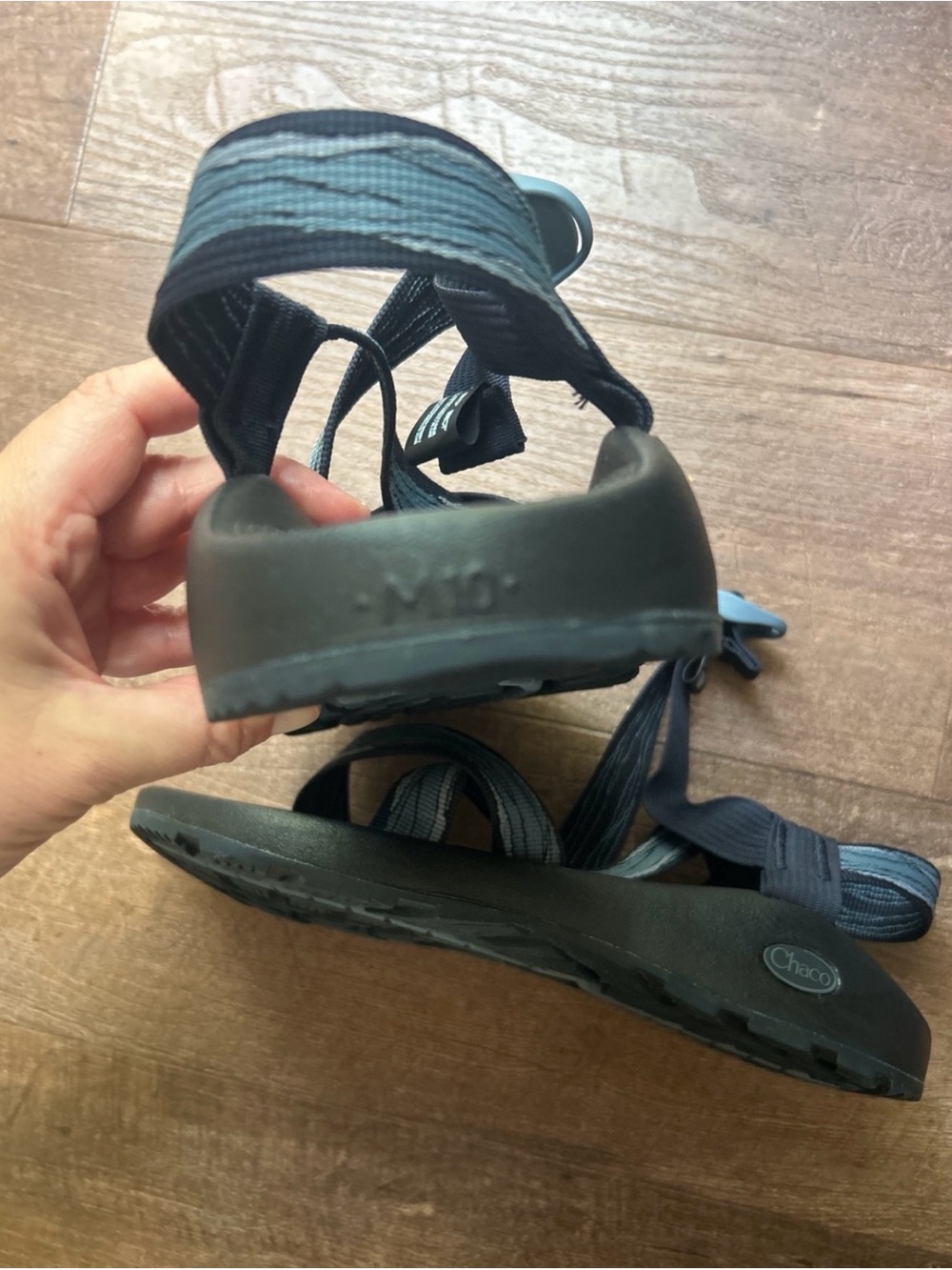 Brand new Chaco Z/1 Classic Men 7 Glaze Navy Sandals Size 10 - Picture 7 of 7